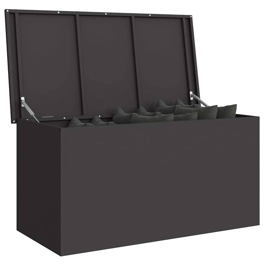 Buitenopslagdoos Zwart 100 x 50.5 x 50 cm Koudgewalst staal