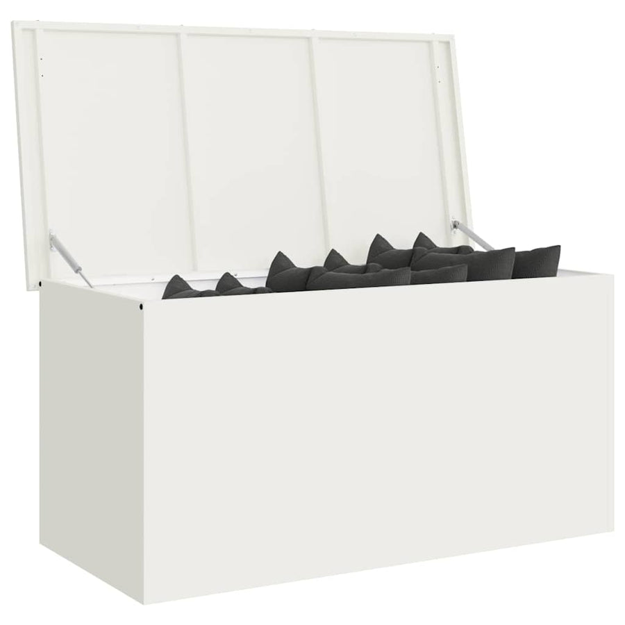 Buitenopslagdoos Wit 100 x 50.5 x 50 cm Koudgewalst staal