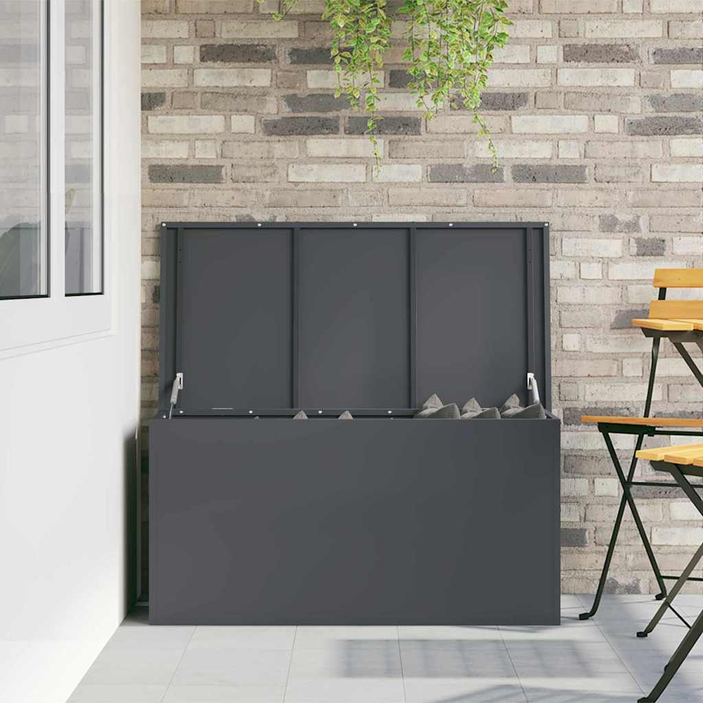 Buitenopslagdoos Antraciet 100 x 50.5 x 50 cm Koudgewalst staal