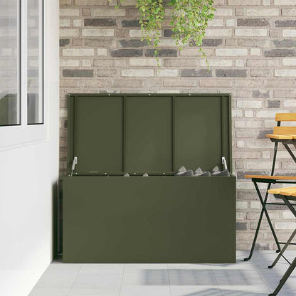 Buitenopslagdoos met opslag Olijfgroen 100 x 50.5 x 50 cm