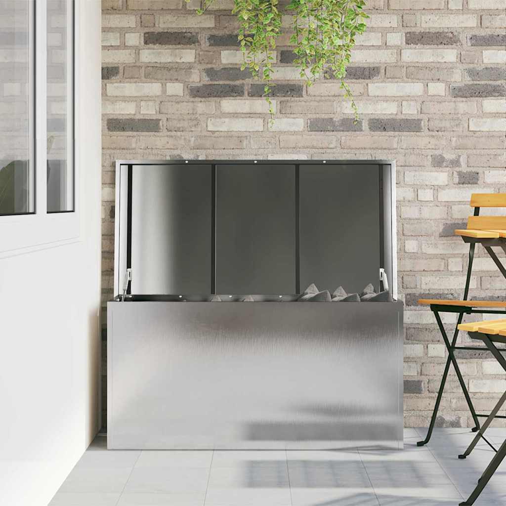 Buitenopslagdoos Zilver 100 x 50.5 x 50 cm Roestvrij staal