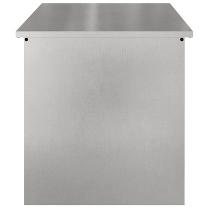 Buitenopslagdoos Zilver 100 x 50.5 x 50 cm Roestvrij staal