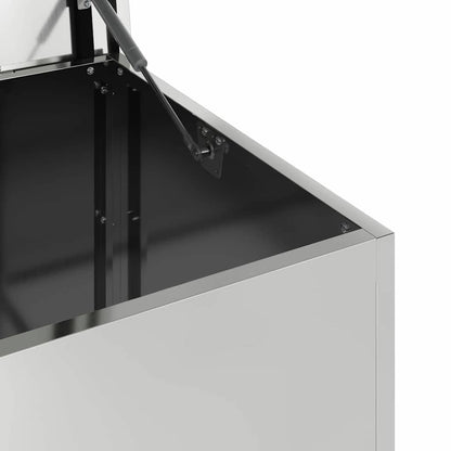 Buitenopslagdoos Zilver 100 x 50.5 x 50 cm Gegalvaniseerd staal