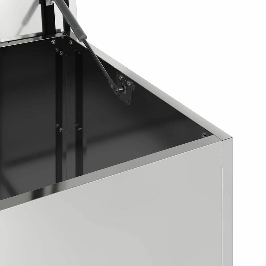 Buitenopslagdoos Zilver 100 x 50.5 x 50 cm Gegalvaniseerd staal