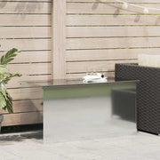 Opbergbox tuin 100x50.5x50 cm staal zilver