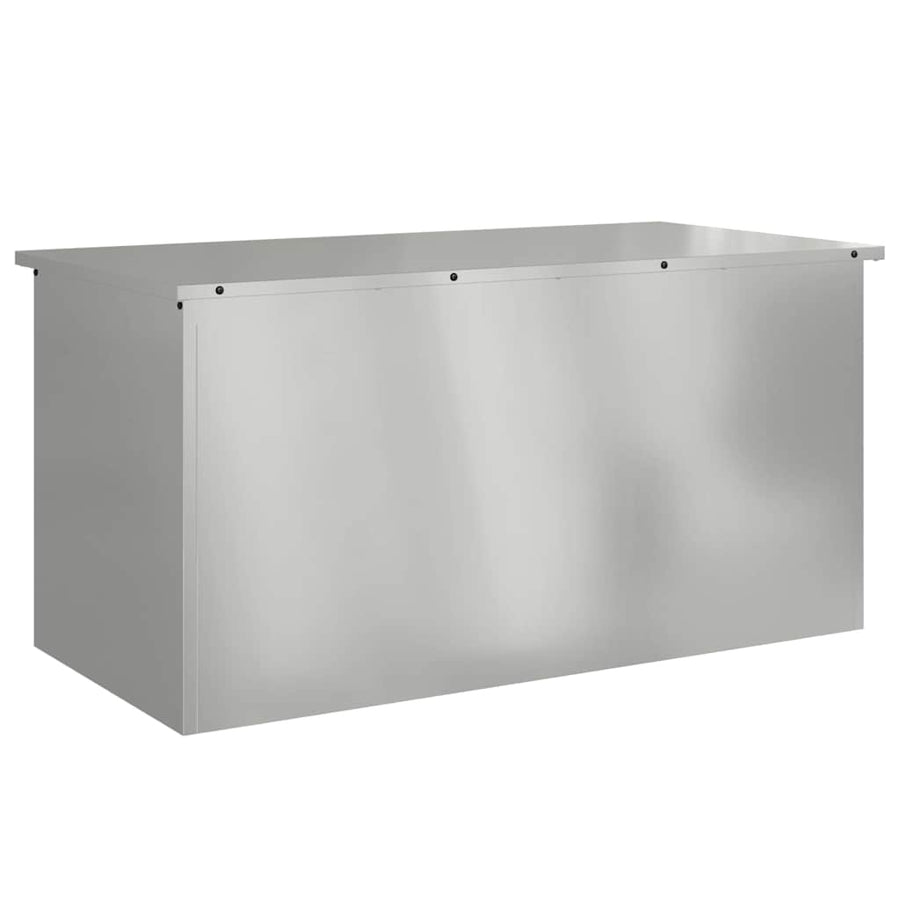 Buitenopslagdoos Zilver 100 x 50.5 x 50 cm Gegalvaniseerd staal