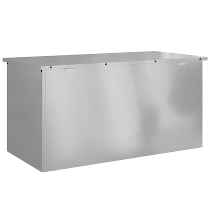 Buitenopslagdoos Zilver 100 x 50.5 x 50 cm Gegalvaniseerd staal