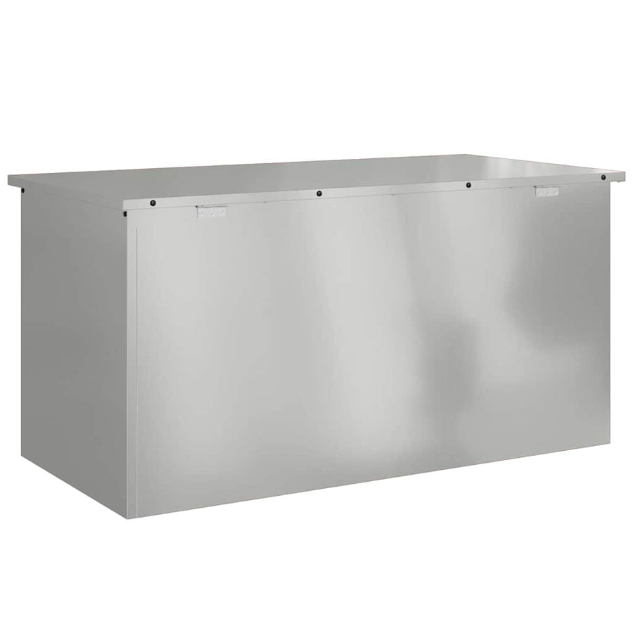 Buitenopslagdoos Zilver 100 x 50.5 x 50 cm Gegalvaniseerd staal