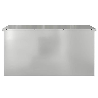 Buitenopslagdoos Zilver 100 x 50.5 x 50 cm Gegalvaniseerd staal