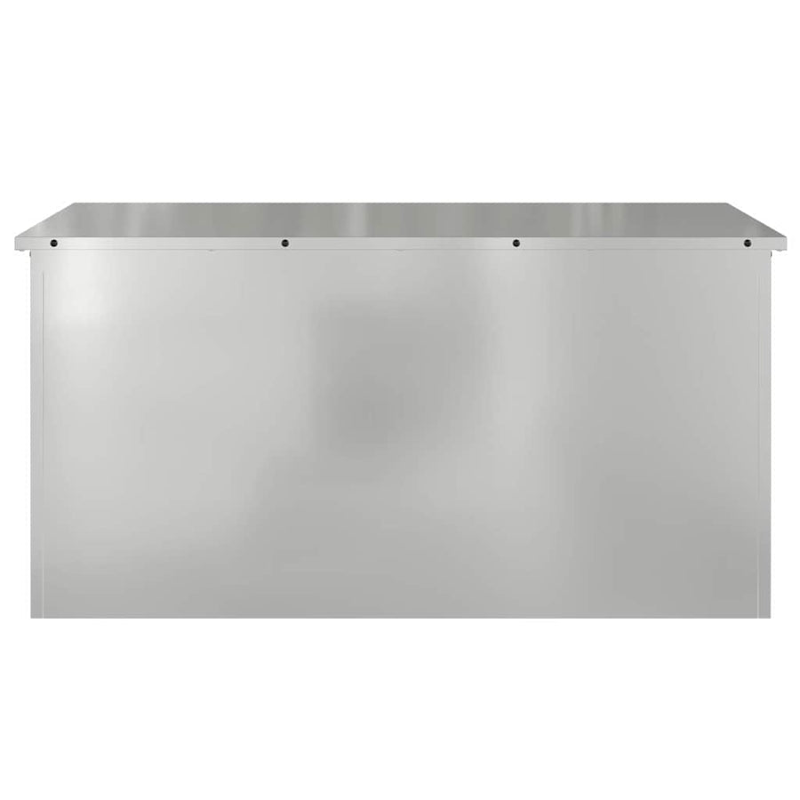 Buitenopslagdoos Zilver 100 x 50.5 x 50 cm Gegalvaniseerd staal