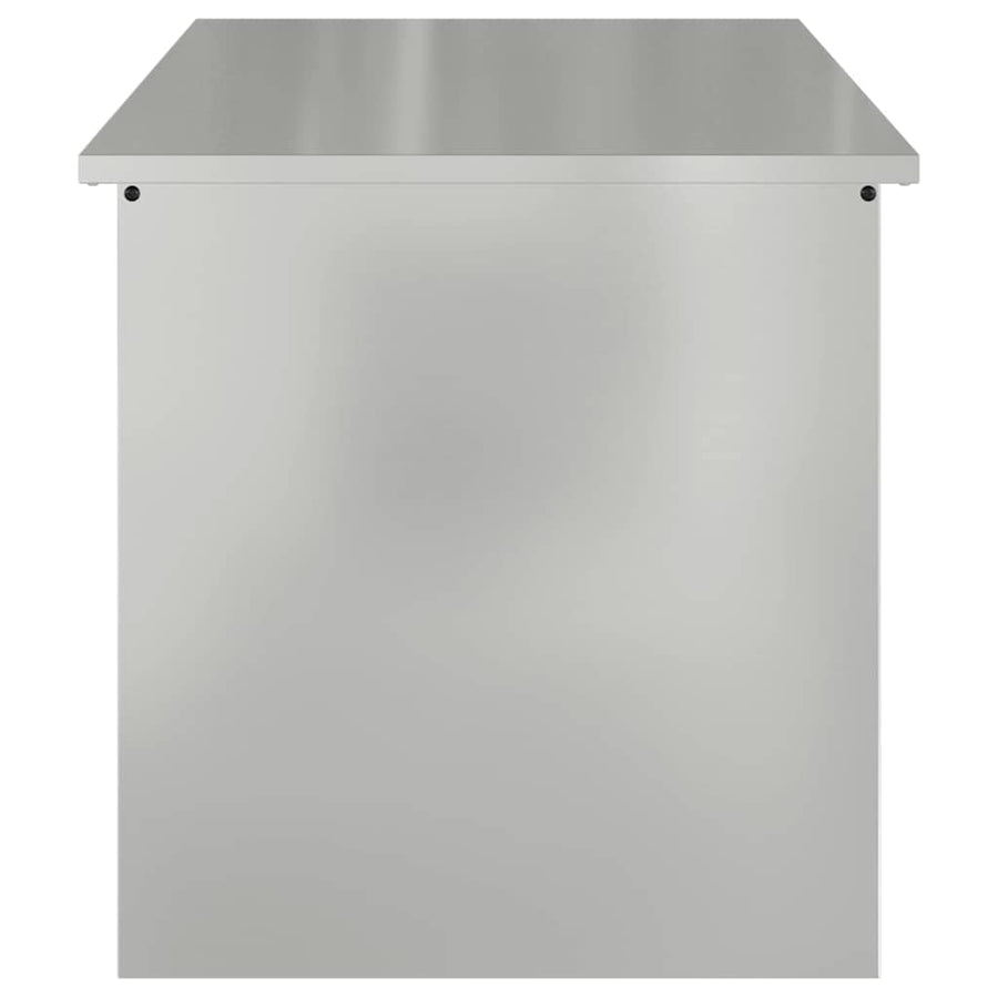 Buitenopslagdoos Zilver 100 x 50.5 x 50 cm Gegalvaniseerd staal