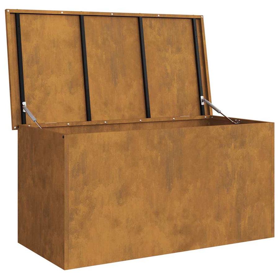 Buitenopslagdoos Bruin 100 x 50.5 x 50 cm Cortenstaal