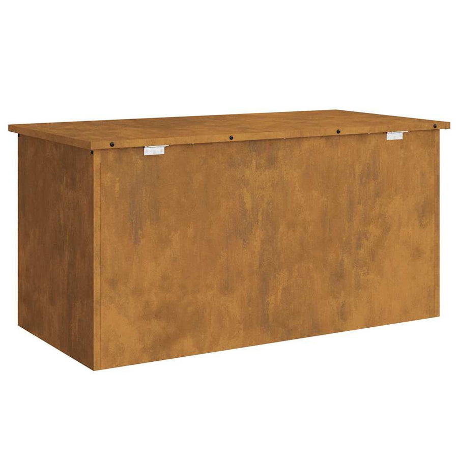Buitenopslagdoos Bruin 100 x 50.5 x 50 cm Cortenstaal
