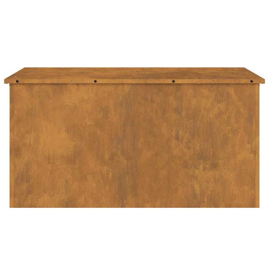 Buitenopslagdoos Bruin 100 x 50.5 x 50 cm Cortenstaal