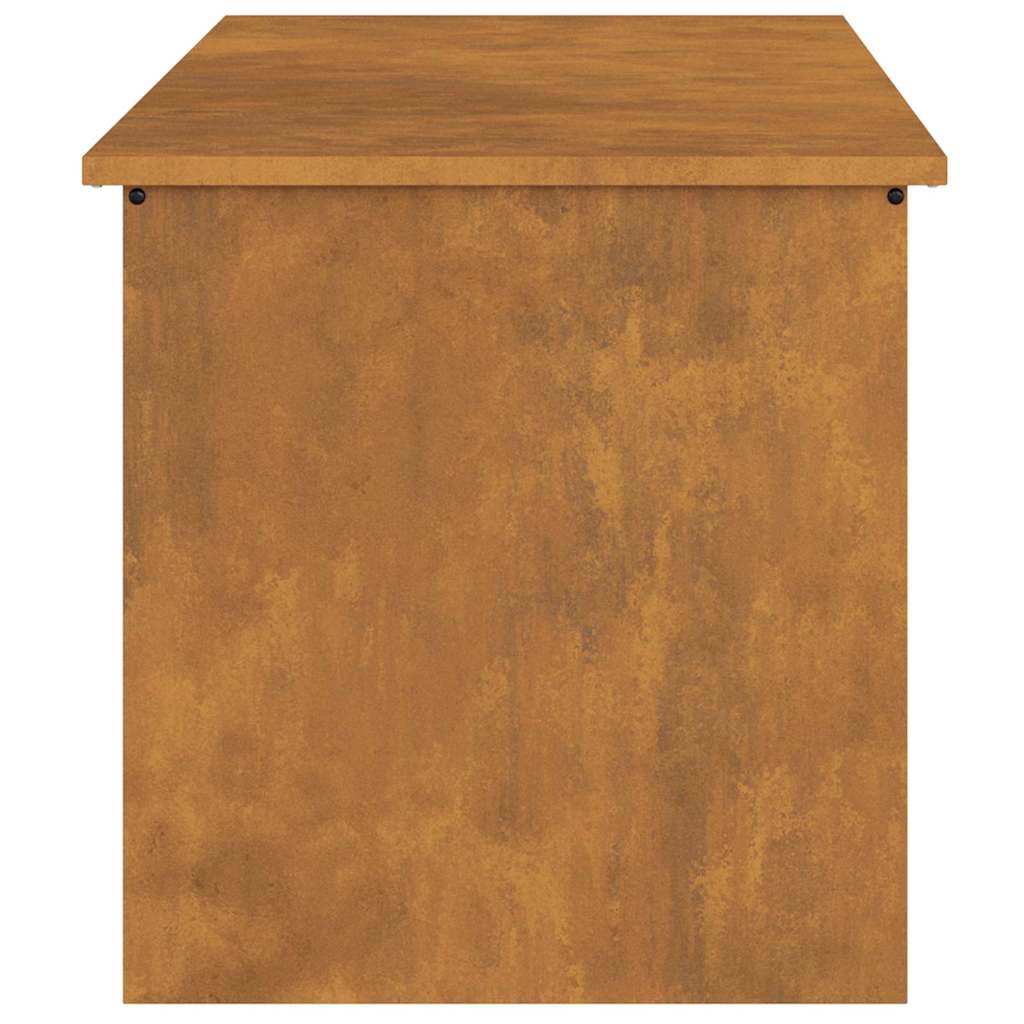 Buitenopslagdoos Bruin 100 x 50.5 x 50 cm Cortenstaal