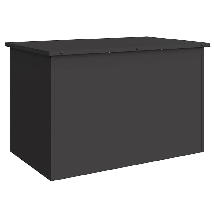 Buitenopslagdoos Zwart 80 x 50.5 x 50 cm Koudgewalst staal