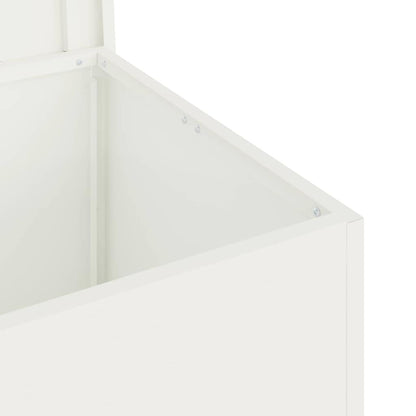 Buitenopslagdoos Wit 80 x 50.5 x 50 cm Koudgewalst staal