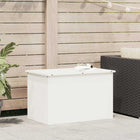 Opbergdoos tuin 80x50.5x50 cm staal wit