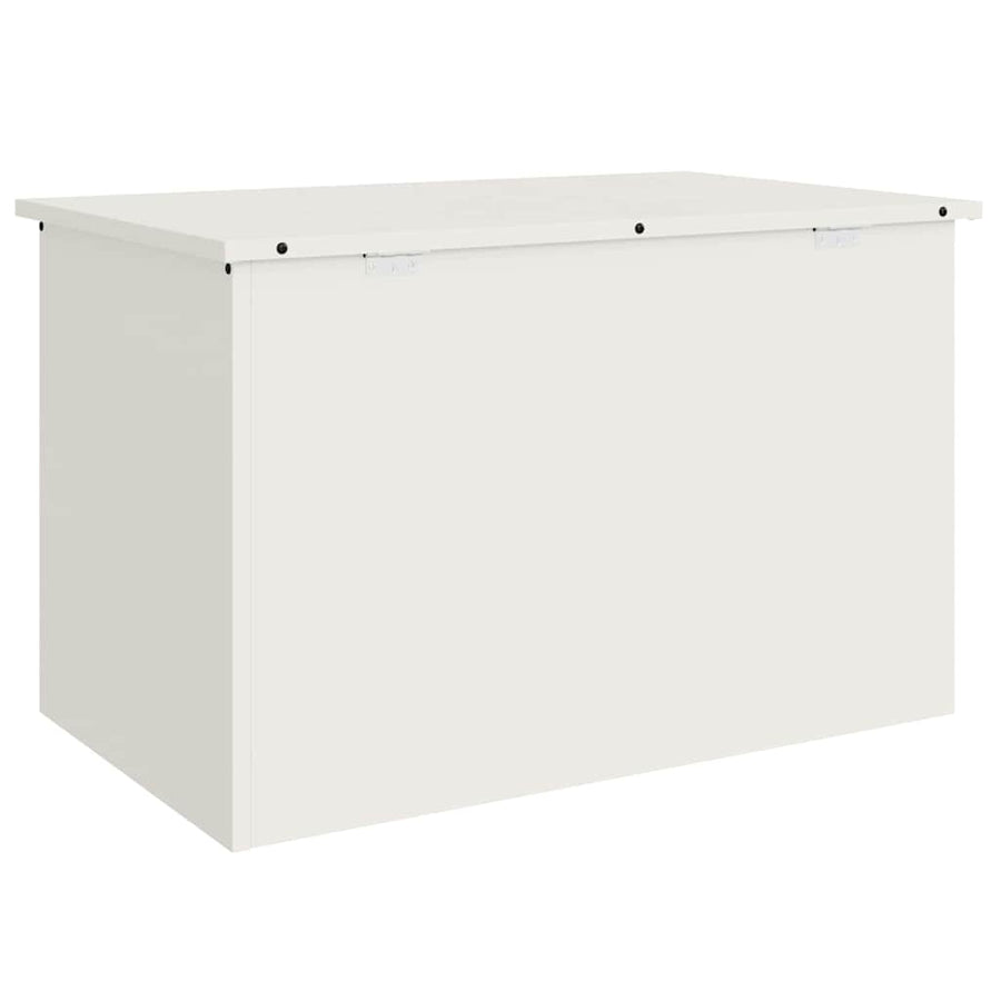 Buitenopslagdoos Wit 80 x 50.5 x 50 cm Koudgewalst staal