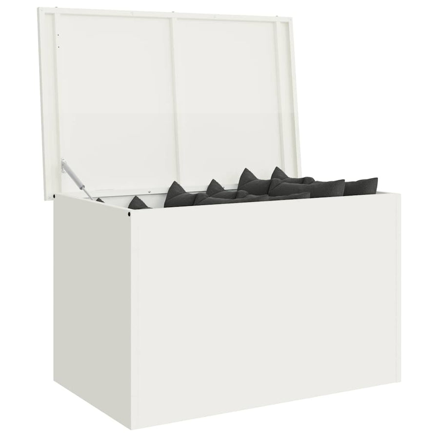 Buitenopslagdoos Wit 80 x 50.5 x 50 cm Koudgewalst staal