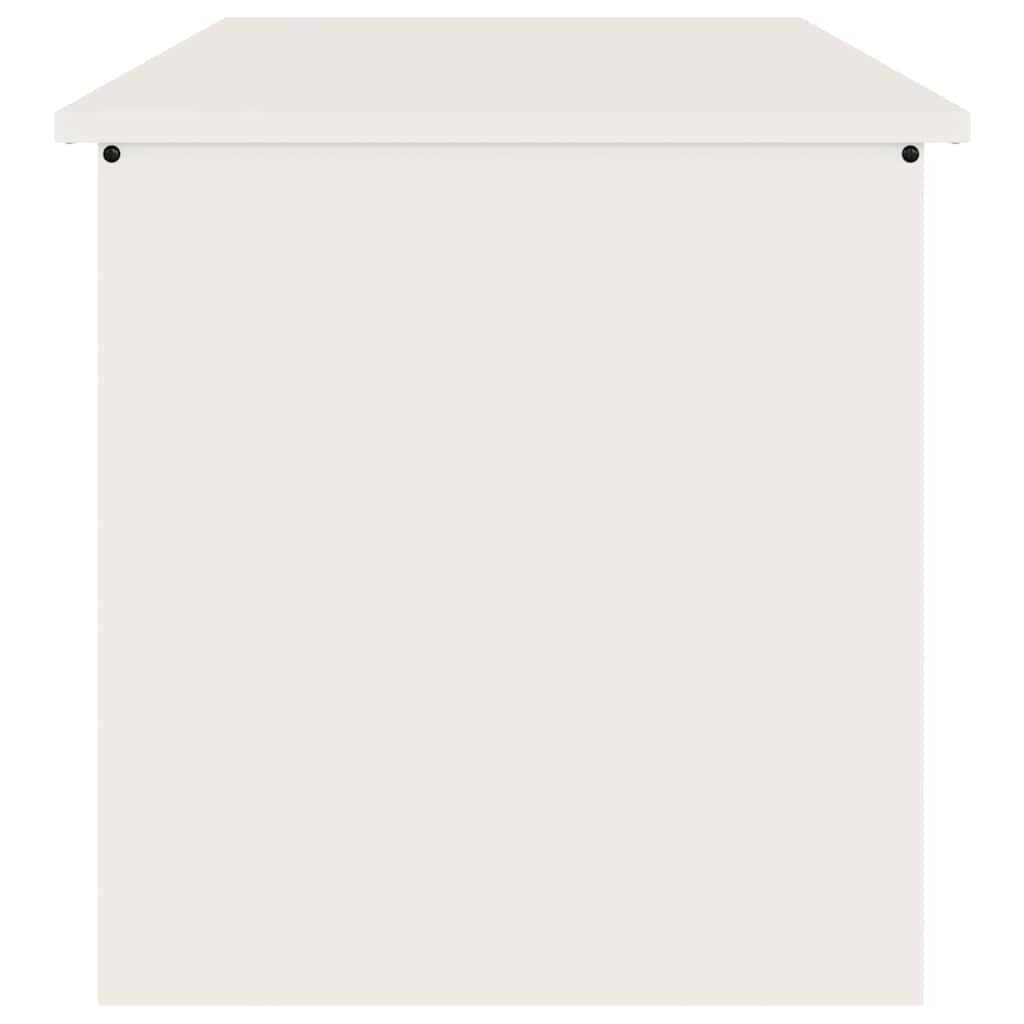Buitenopslagdoos Wit 80 x 50.5 x 50 cm Koudgewalst staal