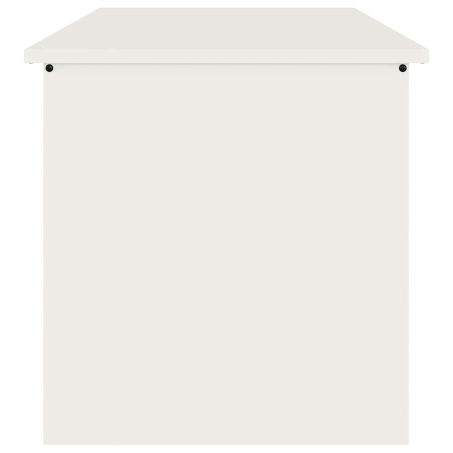Buitenopslagdoos Wit 80 x 50.5 x 50 cm Koudgewalst staal