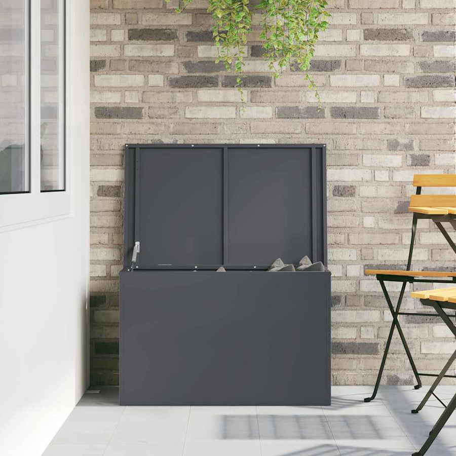 Buitenopslagdoos Antraciet 80 x 50.5 x 50 cm Koudgewalst staal