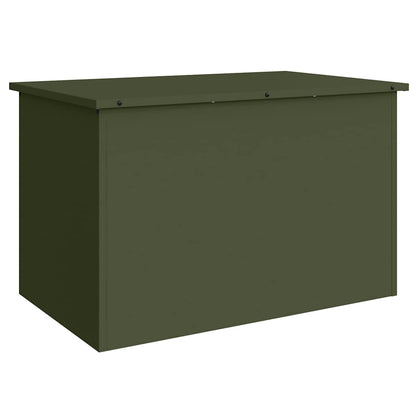 Buitenopslagdoos Olijfgroen 80 x 50.5 x 50 cm Koudgewalst staal