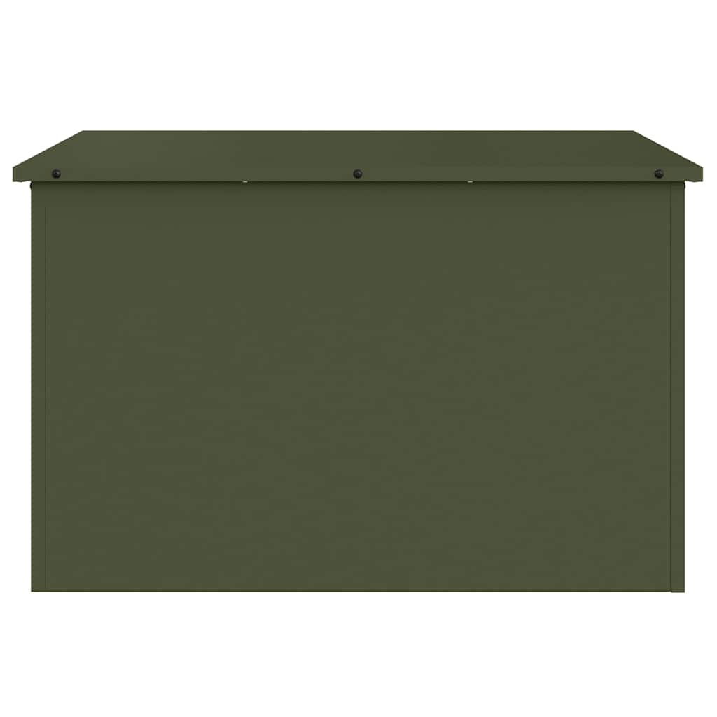 Buitenopslagdoos Olijfgroen 80 x 50.5 x 50 cm Koudgewalst staal