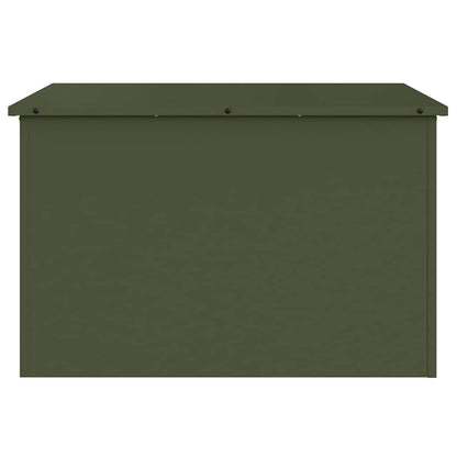 Buitenopslagdoos Olijfgroen 80 x 50.5 x 50 cm Koudgewalst staal
