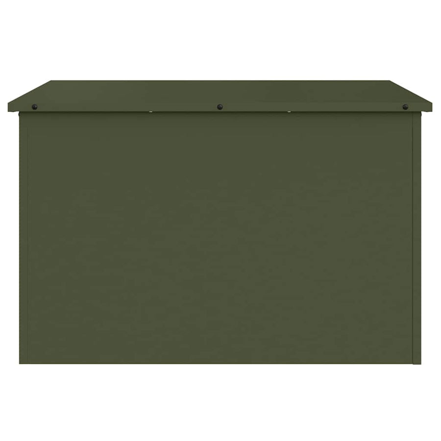 Buitenopslagdoos Olijfgroen 80 x 50.5 x 50 cm Koudgewalst staal
