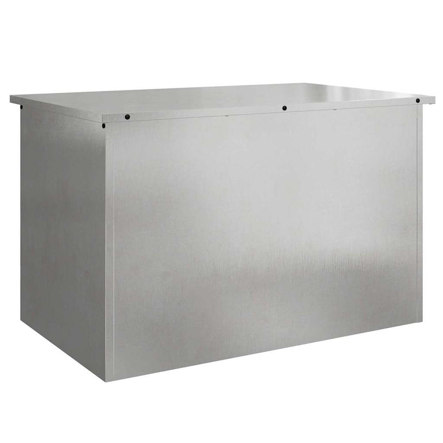 Buitenopslagdoos Zilver 80 x 50.5 x 50 cm Roestvrij staal