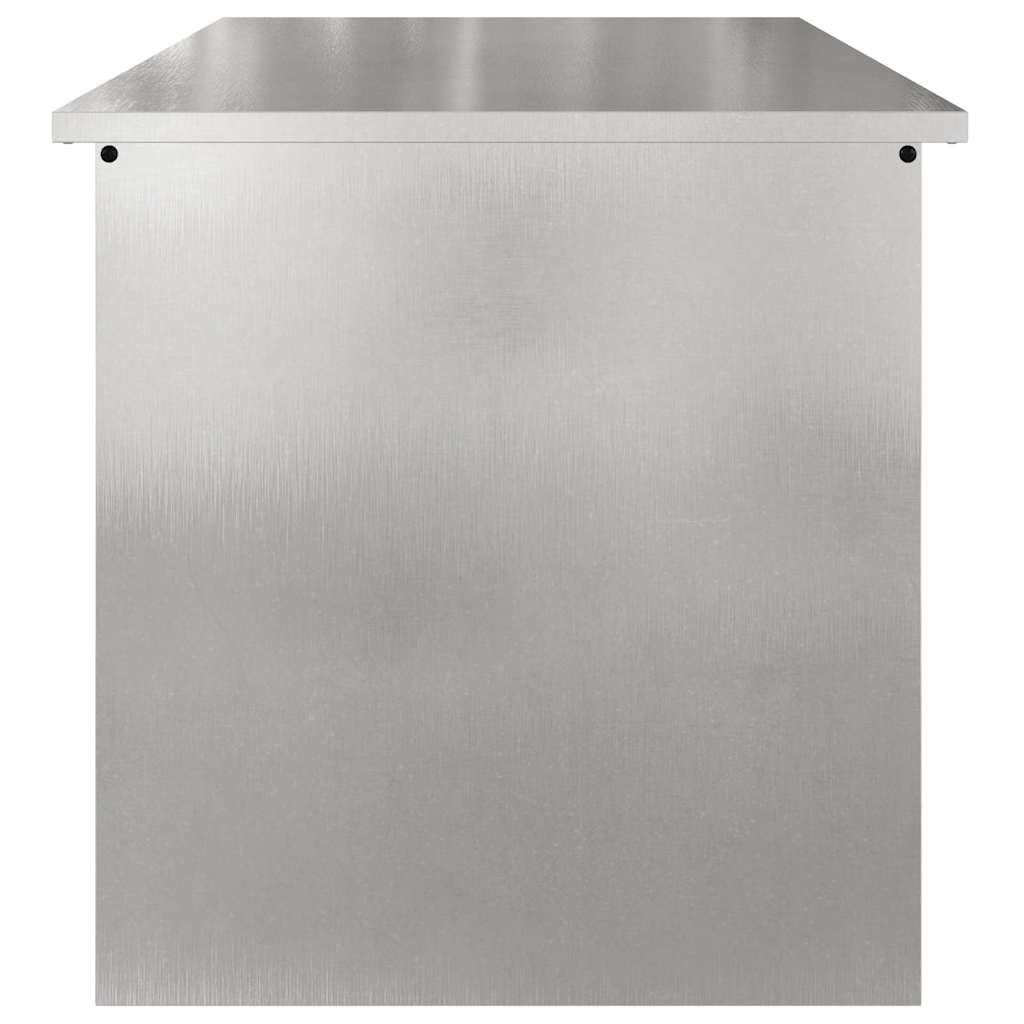 Buitenopslagdoos Zilver 80 x 50.5 x 50 cm Roestvrij staal