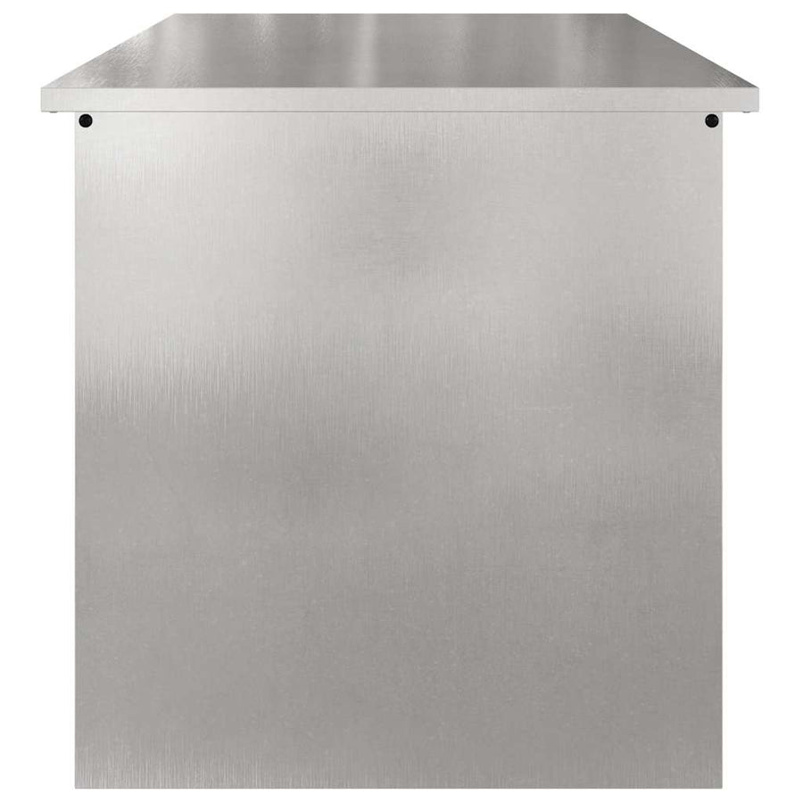 Buitenopslagdoos Zilver 80 x 50.5 x 50 cm Roestvrij staal
