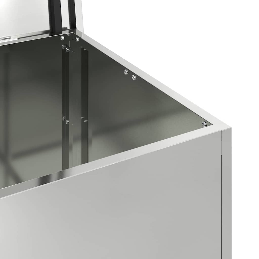 Buitenopslagdoos Zilver 80 x 50.5 x 50 cm Gegalvaniseerd staal