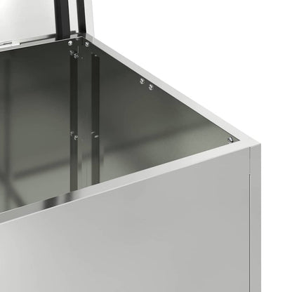 Buitenopslagdoos Zilver 80 x 50.5 x 50 cm Gegalvaniseerd staal