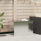 Opbergdoos tuin 80x50.5x50 cm staal zilver