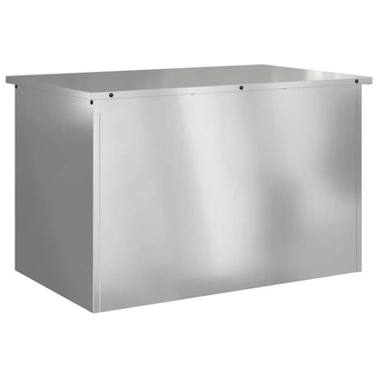 Buitenopslagdoos Zilver 80 x 50.5 x 50 cm Gegalvaniseerd staal