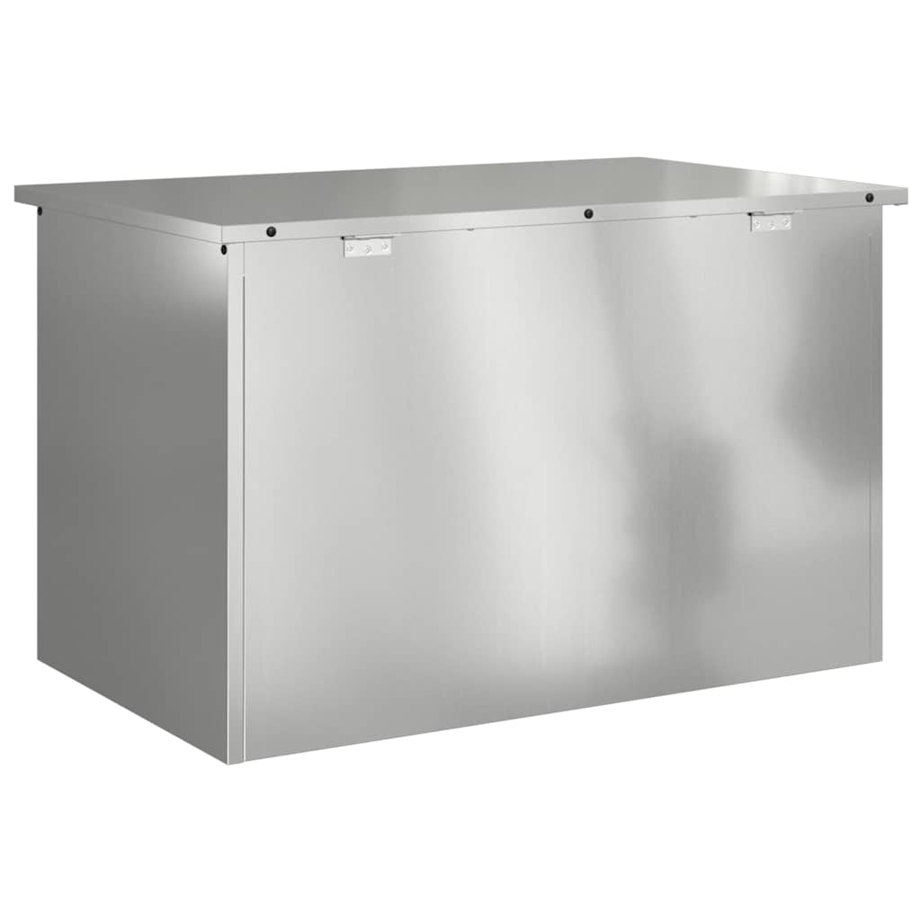 Buitenopslagdoos Zilver 80 x 50.5 x 50 cm Gegalvaniseerd staal