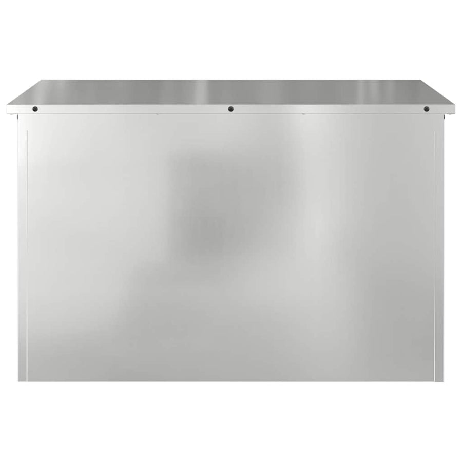 Buitenopslagdoos Zilver 80 x 50.5 x 50 cm Gegalvaniseerd staal