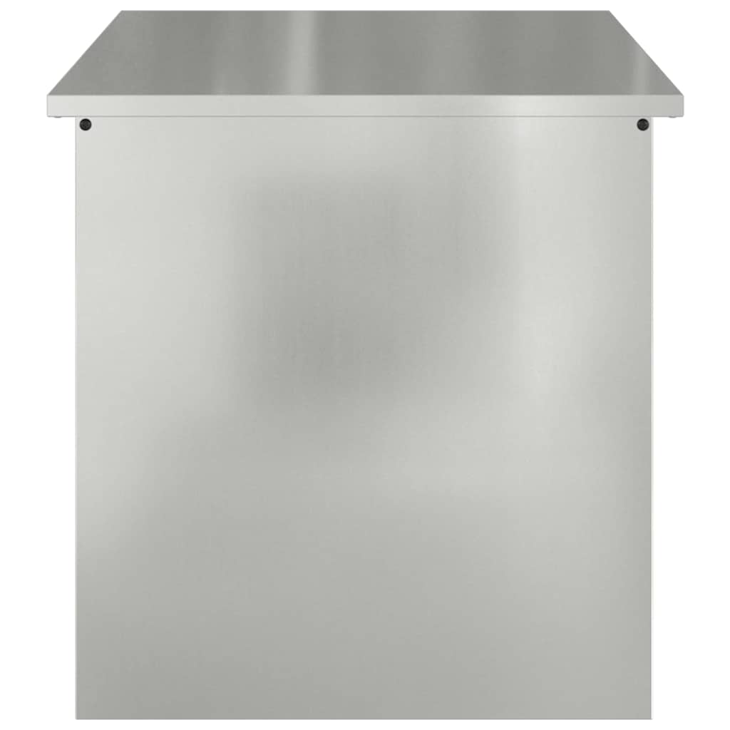 Buitenopslagdoos Zilver 80 x 50.5 x 50 cm Gegalvaniseerd staal