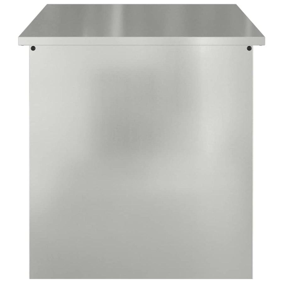Buitenopslagdoos Zilver 80 x 50.5 x 50 cm Gegalvaniseerd staal