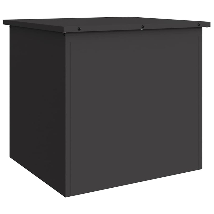 Buitenopslagdoos Zwart 55 x 50.5 x 50 cm Koudgewalst staal