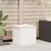 Opbergbox tuin 55x50.5x50 cm staal wit