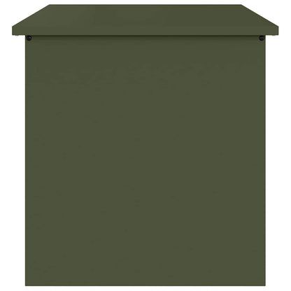 Buitenopslagdoos Olijf Groen Staal 55 x 50,5 x 50 cm