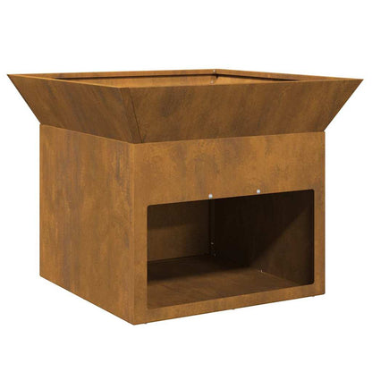 Vuurkorf Roestig 50 x 50 x 40 cm Cortenstaal