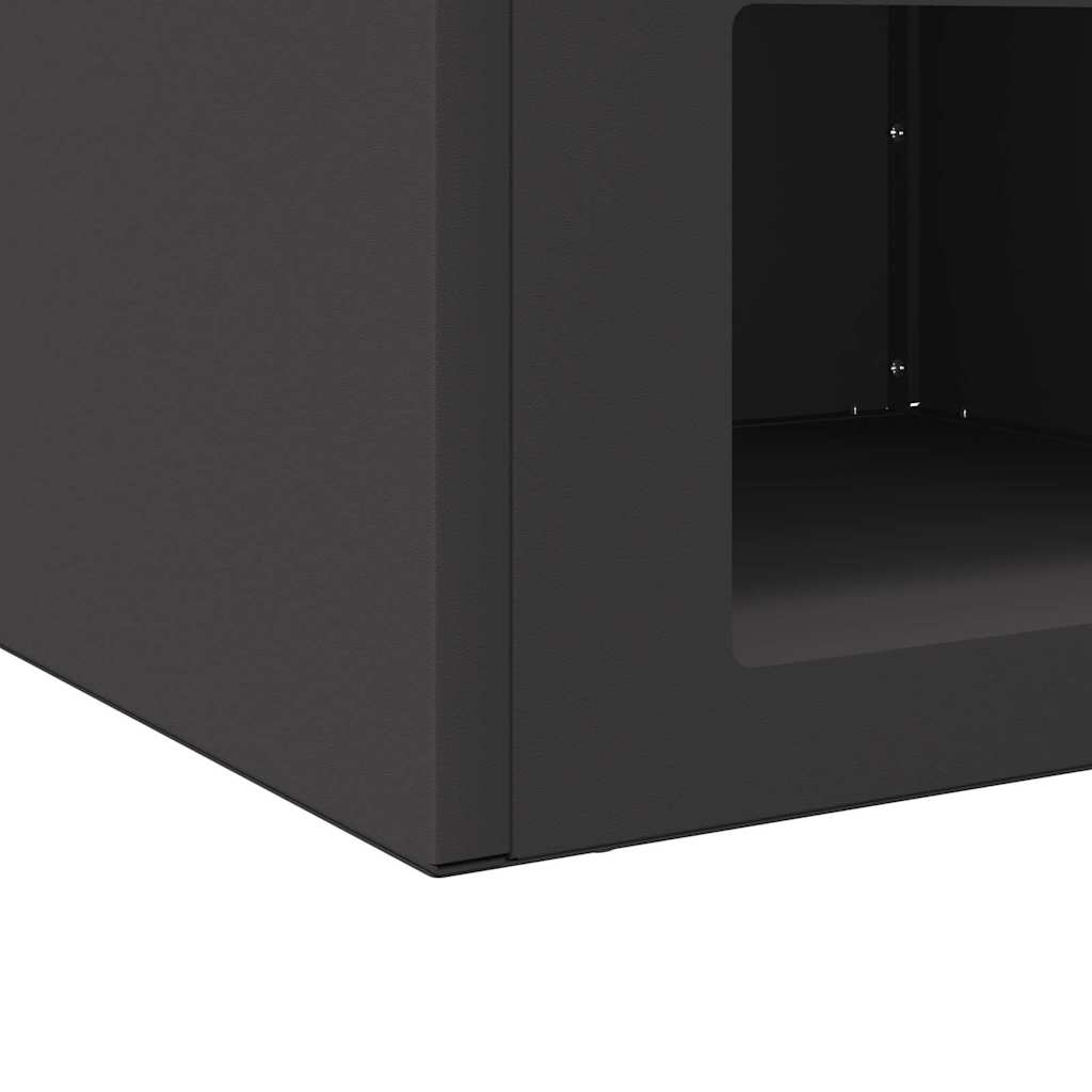 Vuurkorf Zwart 50 x 50 x 40 cm Staal