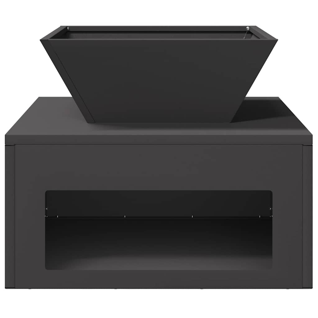 Vuurkorf Zwart 50 x 50 x 40 cm Staal