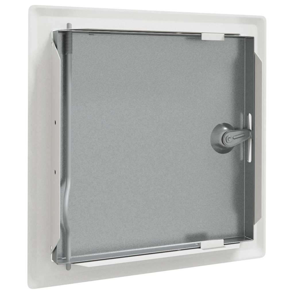 Toegangs paneel 2 pcs Wit 20 x 20 cm staal