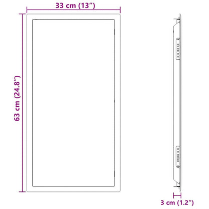 Toegangs paneel Wit 63 x 33 x 3 cm Staal